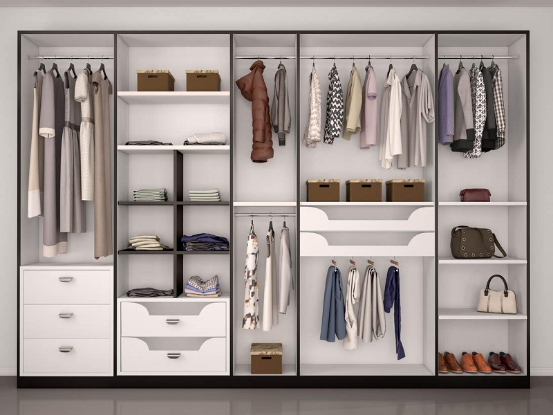 Bật mí 12 cách sắp xếp tủ quần áo trong phòng ngủ gọn gàng