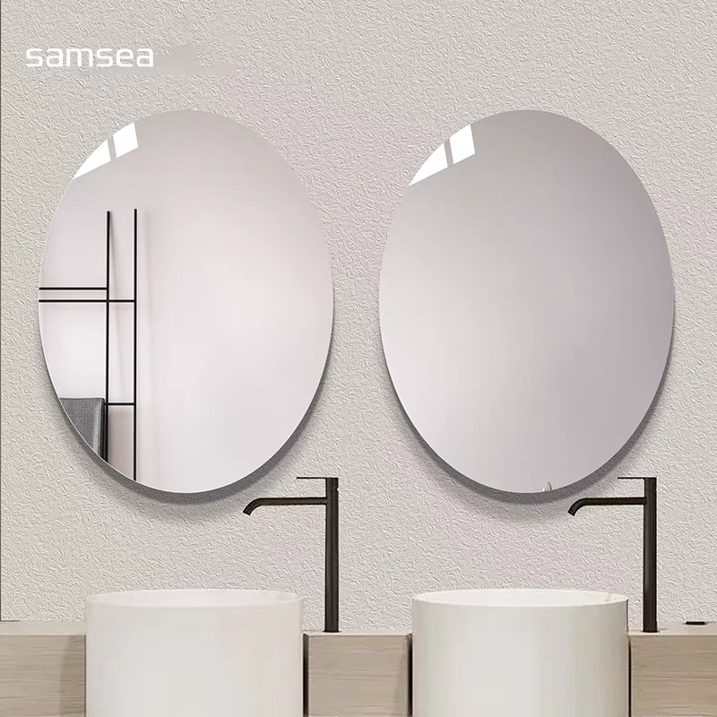 Gương hình oval treo nhà tắm bồn rửa mặt độc đáo phong cách GDT015 thích hợp treo trên tường nhà vệ sinh, nhà tắm, bồn rửa tay, bồn rửa mặt.